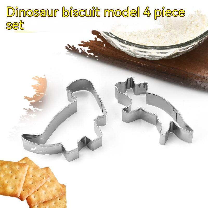 Home Cartoon Dinosaur Stainless Steel Cookie Cutter