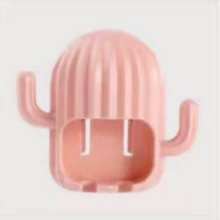 Multifunctional Cactus Shape Bathroom Toothbrush Holder