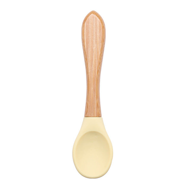 Silicone Baby Food Supplement Tableware Silicone Spoon