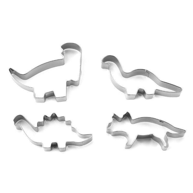 Home Cartoon Dinosaur Stainless Steel Cookie Cutter