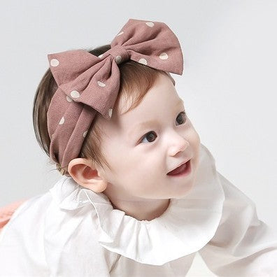 Children's headdress with cotton and linen