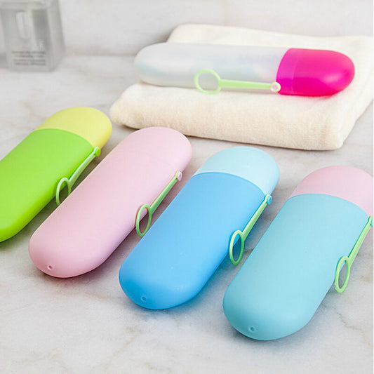 Travel toothbrush box