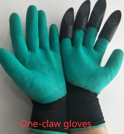 Garden Claw Gloves and Garden Tool