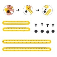 Multifunction Four Folding Measuring Ruler