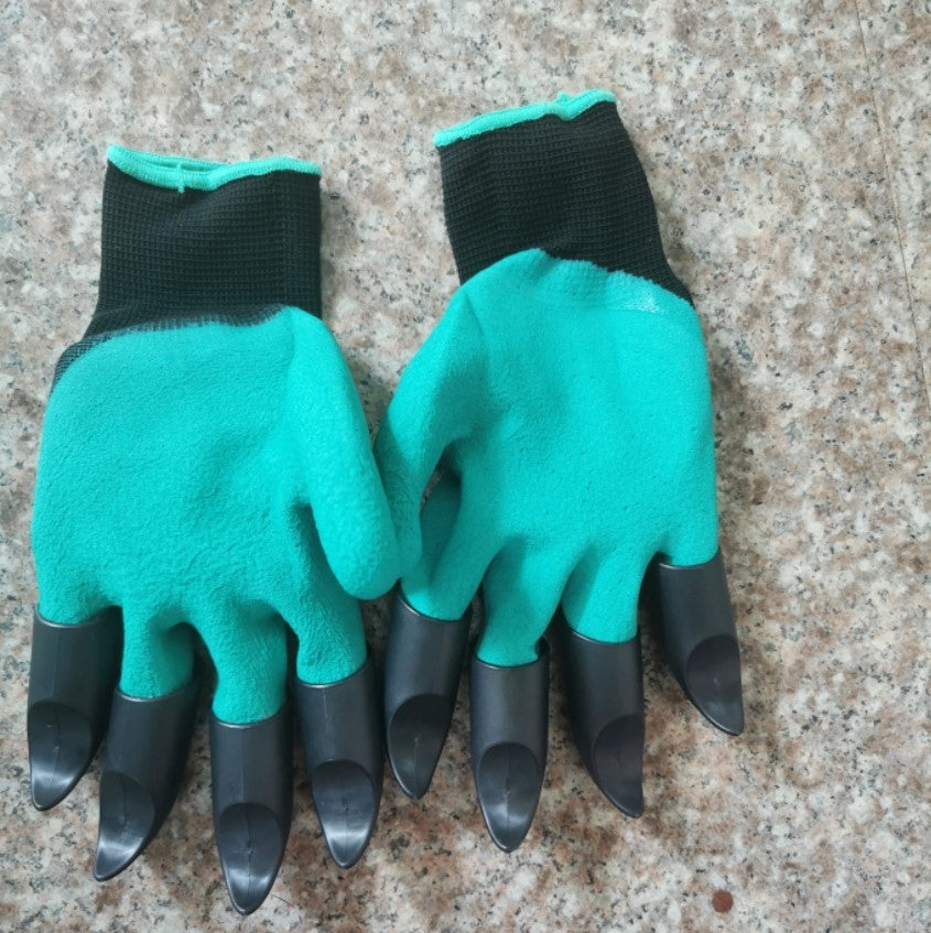 Garden Claw Gloves and Garden Tool