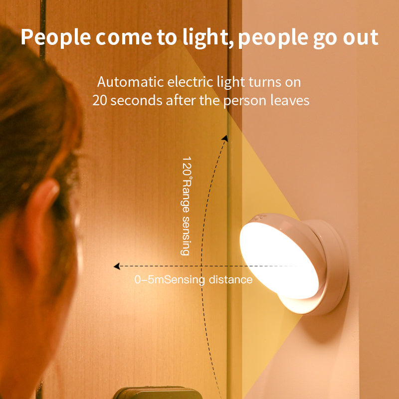 Rotating Light Motion Sensor