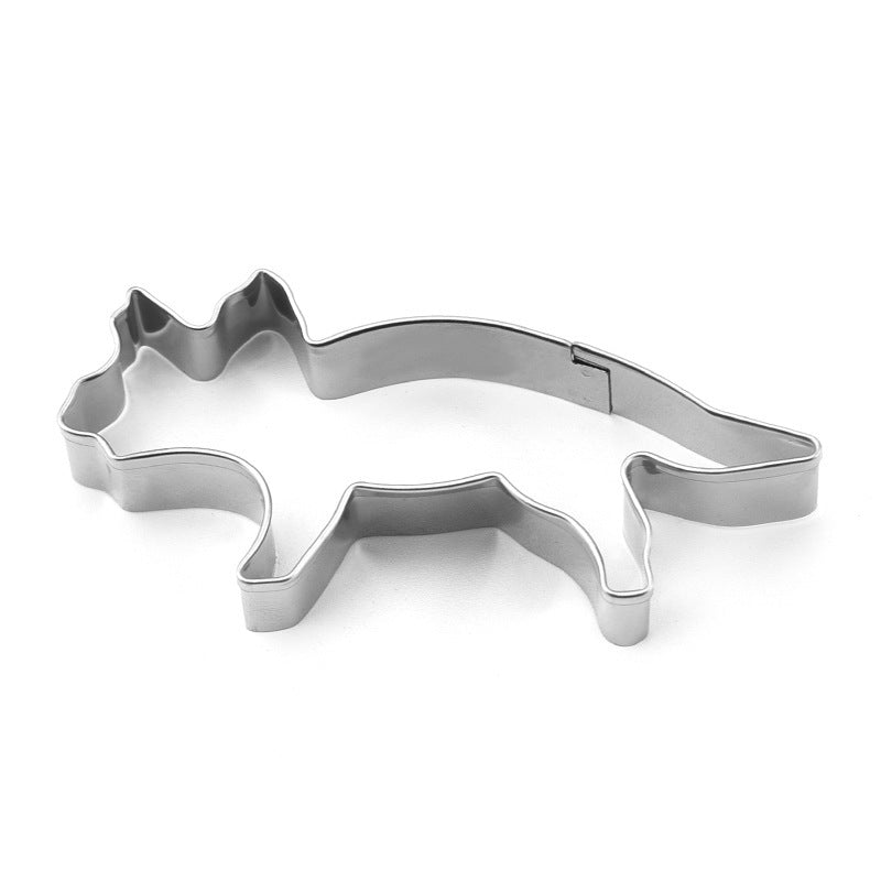 Home Cartoon Dinosaur Stainless Steel Cookie Cutter