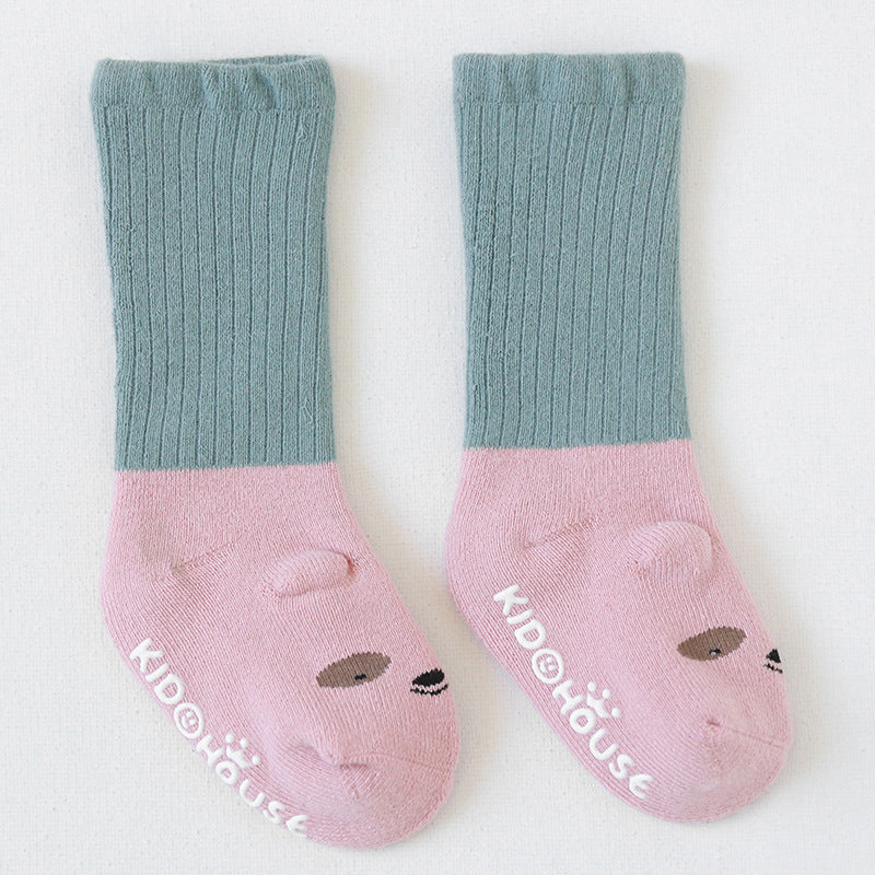 Thick Terry Baby Middle Tube Stereoscopic Anti-skid Floor Socks