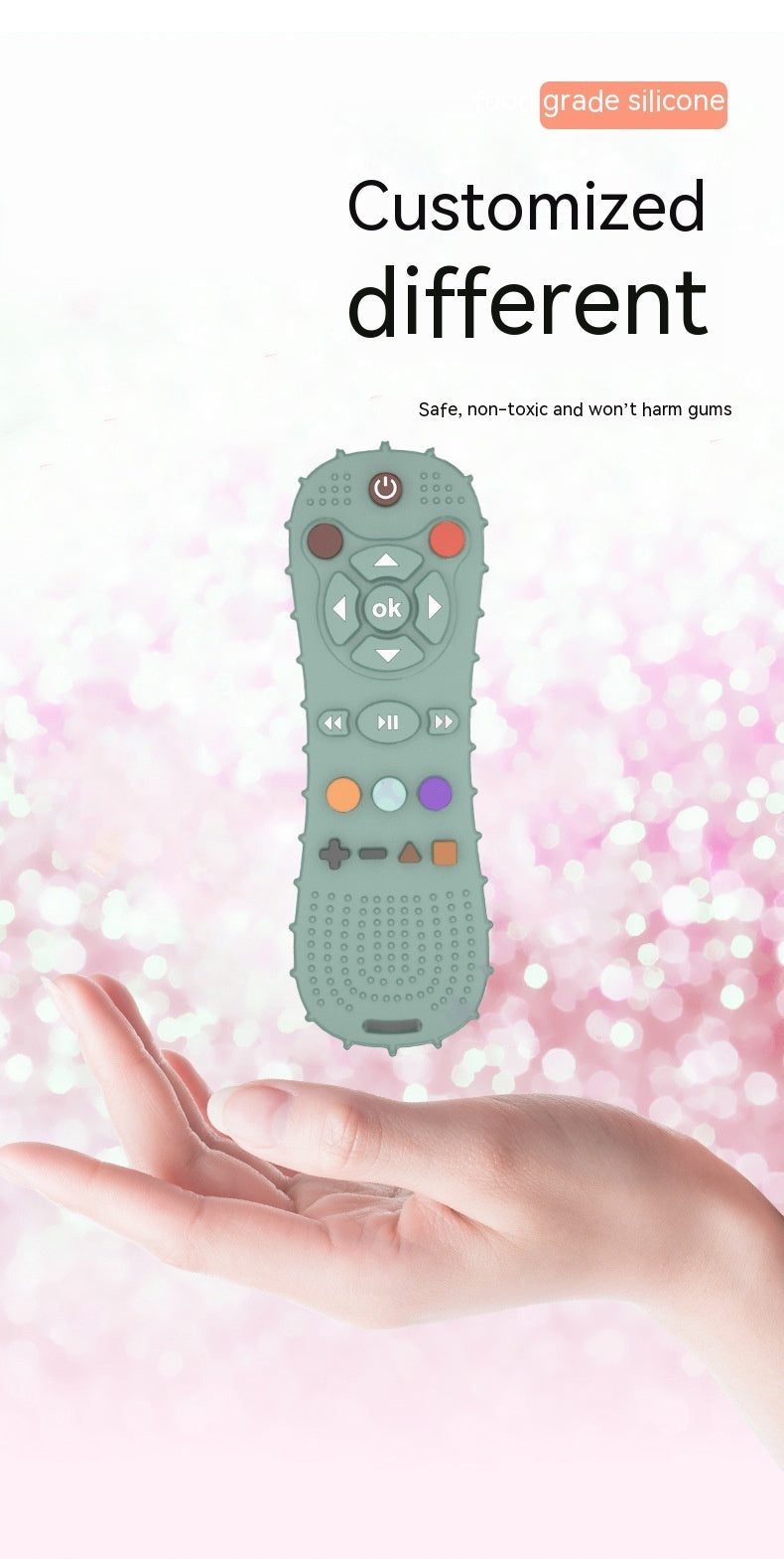 Baby Silicone Remote Control Teether