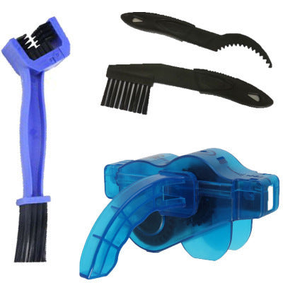 Bicycle Cleaning Tool Set Large Bristle Scrub Chain Cleaner Small Brush