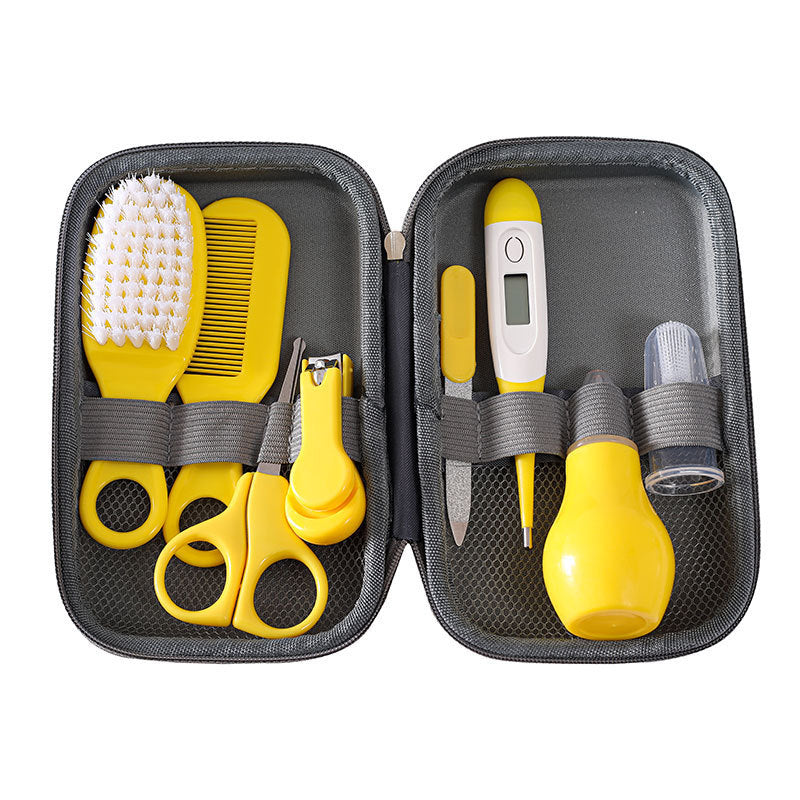 Children's Baby Nails Cutting Pliers 8 Eight-piece Set Eva Bag Care Suit