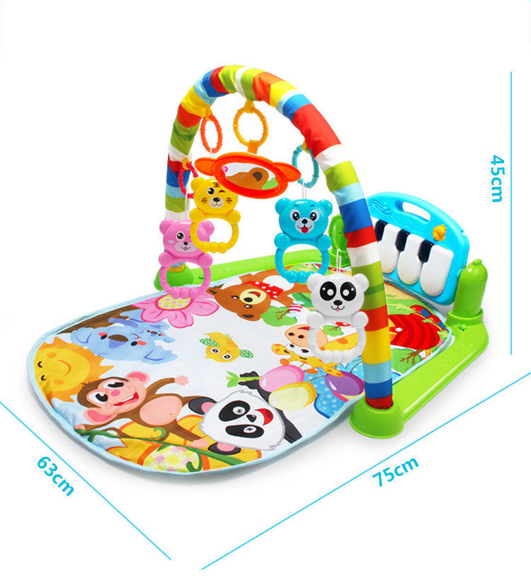 Baby Pedal Piano Baby Music Fitness Stand Toy Baby Fitness Device