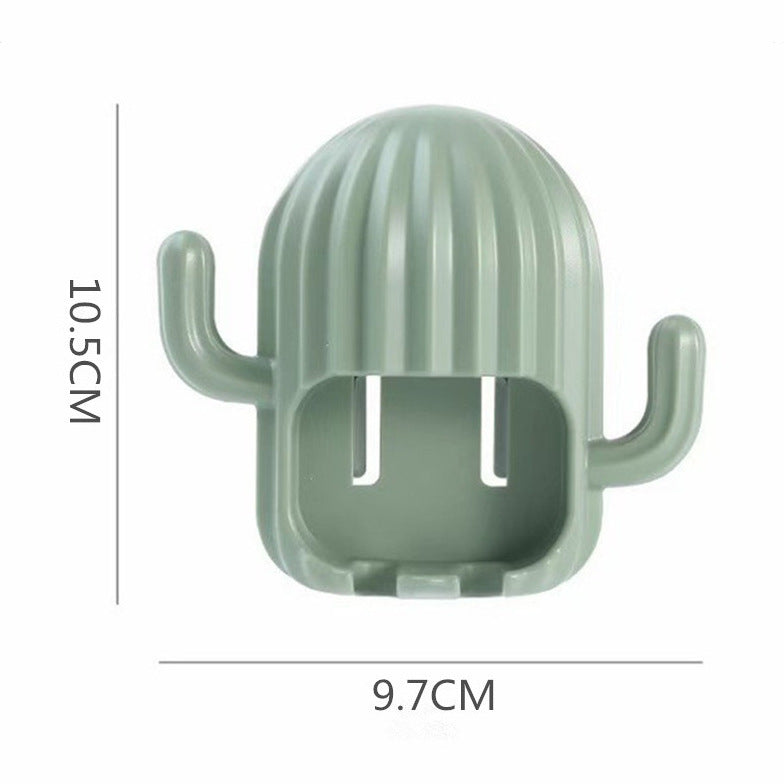 Multifunctional Cactus Shape Bathroom Toothbrush Holder