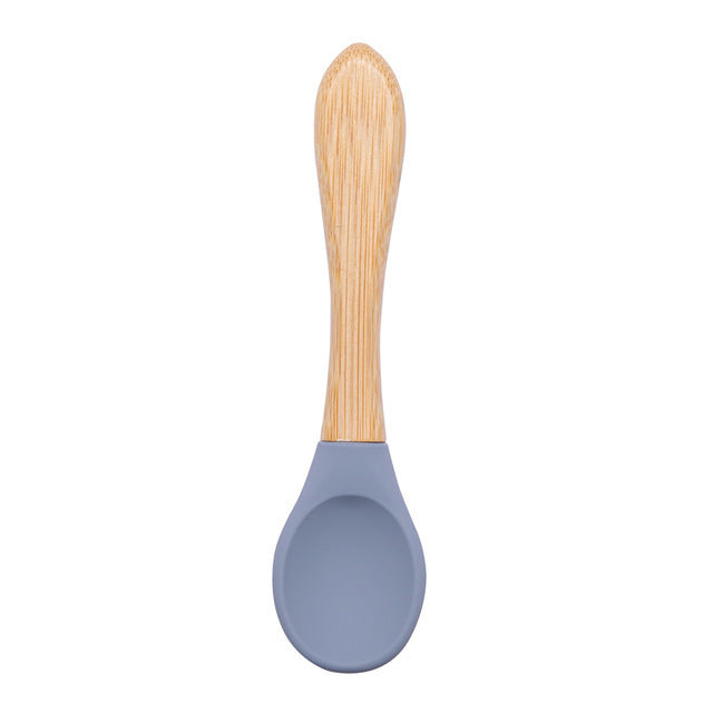 Silicone Baby Food Supplement Tableware Silicone Spoon