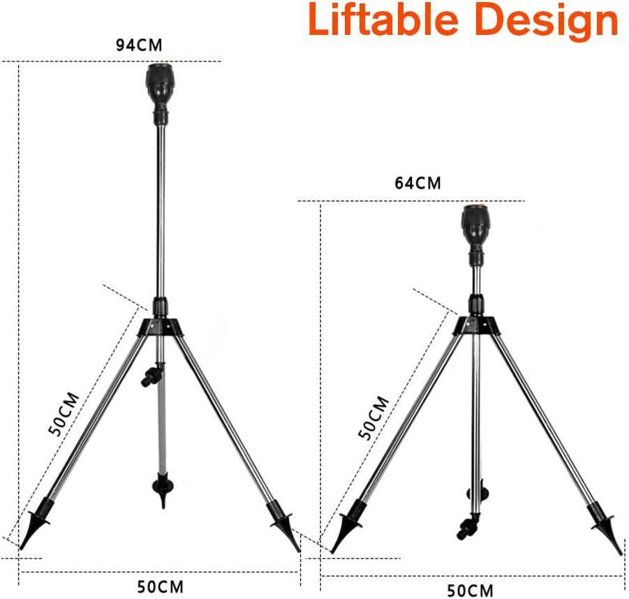 Retractable Automatic Rotating Sprinkler Tripod Irrigation Artifact